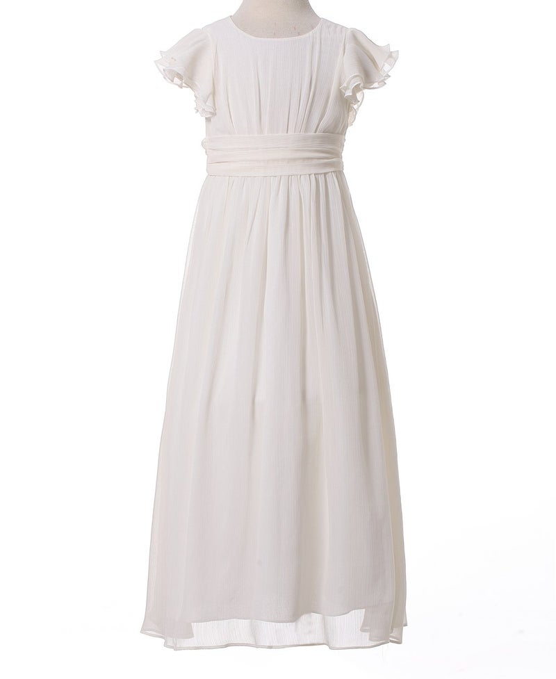 Happy Rose Junior Bridesmaid Dress Prom Party Dresses Long Flower Girl's Dress Ivory Cream 16 - Image 4