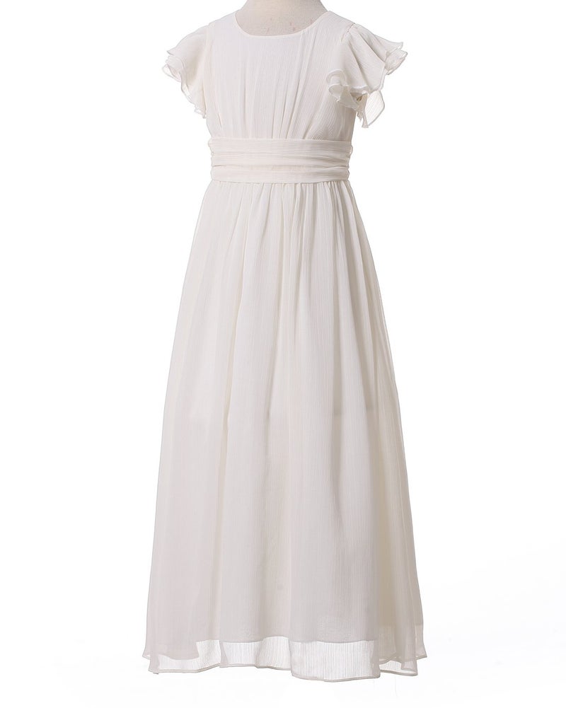 Happy Rose Junior Bridesmaid Dress Prom Party Dresses Long Flower Girl's Dress Ivory Cream 16 - Image 5