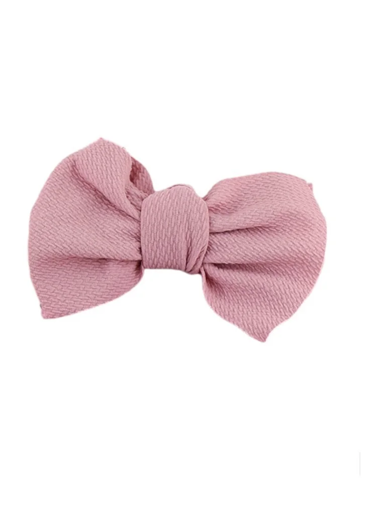 Bambimici Bambimici - Mira Assorted Big Ribbon Bow Headband for Babies -Purple Floral Print