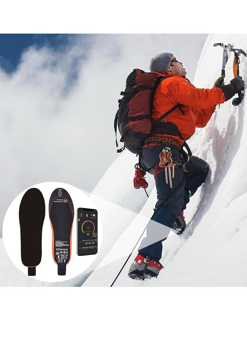 USB electric heating insole, household intelligent temperature control, charging and heating insole, can be cut, washed and adjusted, men's and women's foot pads - Image 3