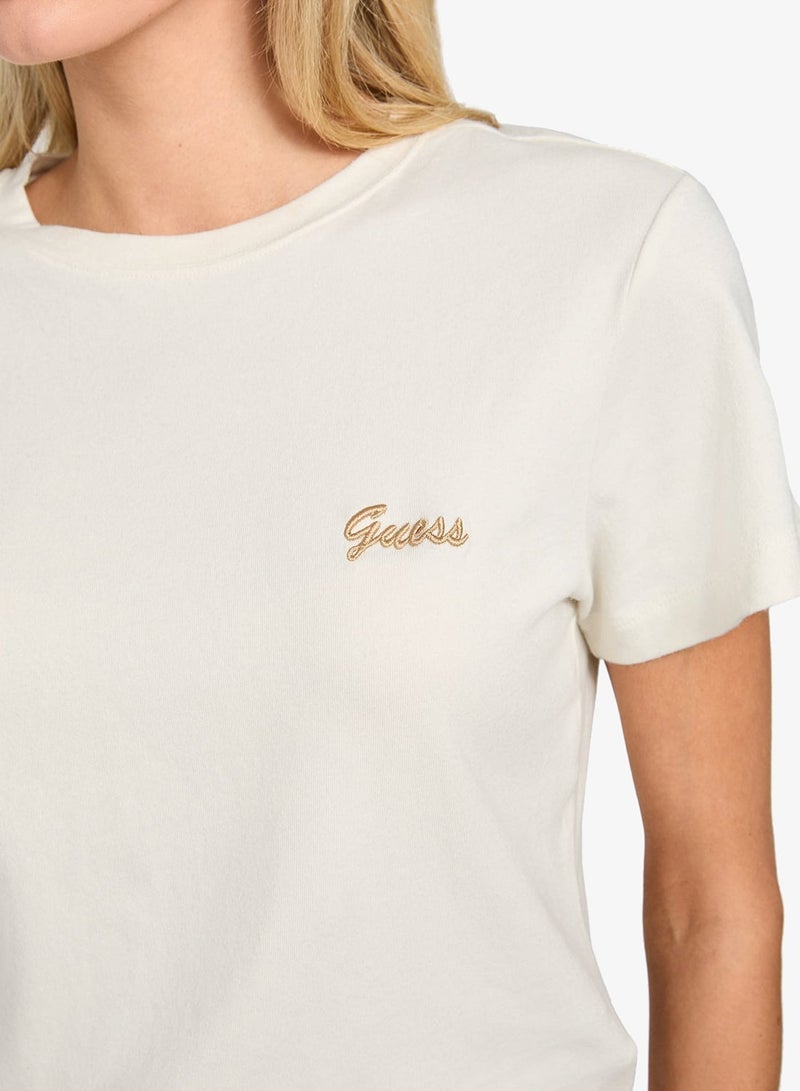 GUESS Alba Short Sleeve Crew Neck T-Shirt - Image 3