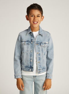Calvin Klein Jeans Youth Visual Hero Trucker Jackect  - Image 1