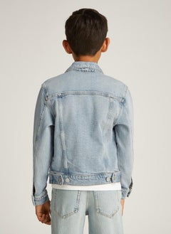 Calvin Klein Jeans Youth Visual Hero Trucker Jackect  - Image 2