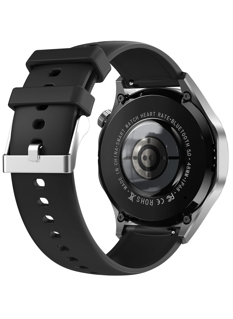 AROAQ - GT4 Pro Smart Watch Men IP68 NFC AMOLED 360*360 HD Screen Heart Rate Bluetooth Call SmartWatch - Image 1