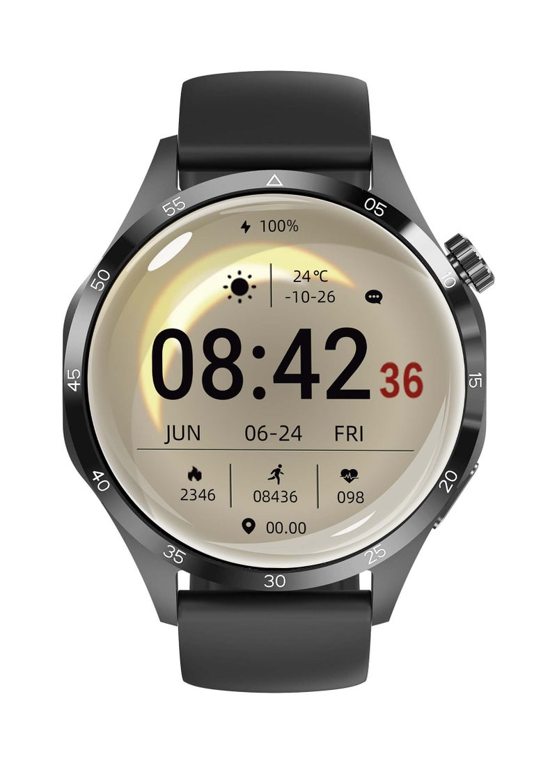 AROAQ - GT4 Pro Smart Watch Men IP68 NFC AMOLED 360*360 HD Screen Heart Rate Bluetooth Call SmartWatch - Image 1