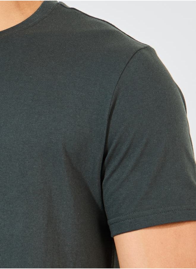 Solid Regular Fit Cotton Rich T-Shirt - pzsku/ZC2ABCA153DC6557129B0Z/45/_/1729103204/48048f93-158e-482d-a013-b589ccc0a298