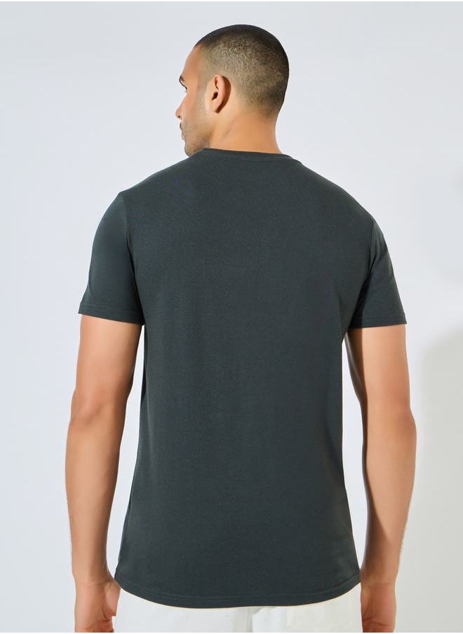 Solid Regular Fit Cotton Rich T-Shirt - pzsku/ZC2ABCA153DC6557129B0Z/45/_/1729103206/0c975bf2-0946-4107-b68a-4214306abd51