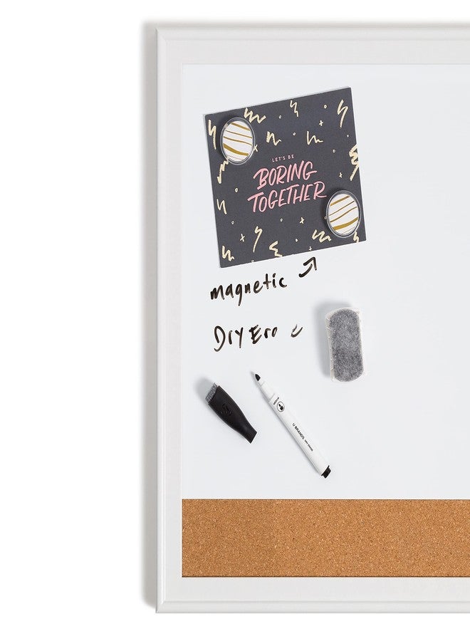 U Brands Magnetic Dry Erase Combo Board Value Pack, Includes Markers, Magnets, and Eraser,16" x 20" Inches - Image 4