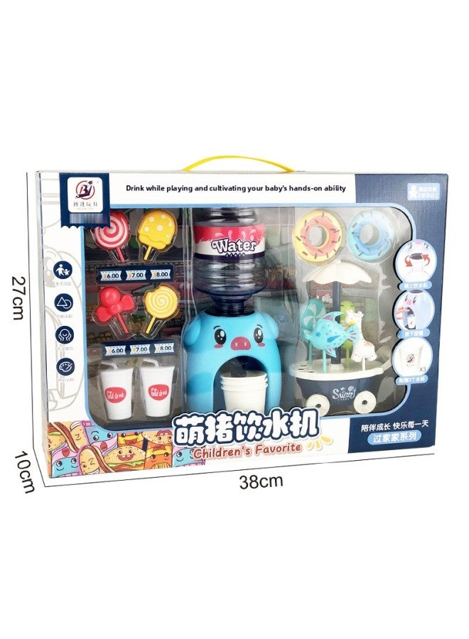 Children's Play House Water Dispenser Toys Dessert Gourmet Toys Drinking Water Toys For Boys And Girls Teaching And Training Gifts Procurement-Color:【38cm Gift Box】 Water Dispenser Toy Set Color Random - Image 5