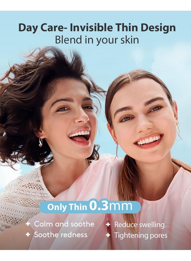 LitBear LitBear Acne Pimple Patches- Day and Night 4 Sizes 180 Dots Thin & Thick Hydrocolloid Patches with Witch Hazel, Tea Tree & Calendula Oil, Extra Adhesion for Face Zit Patch Dots  - Image 3