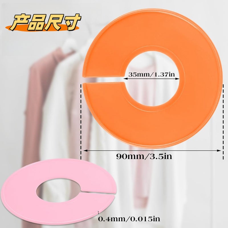 Round Clothing Display Divider Card Divider Ring Clothes Size Ring Divider Card Color - Image 4