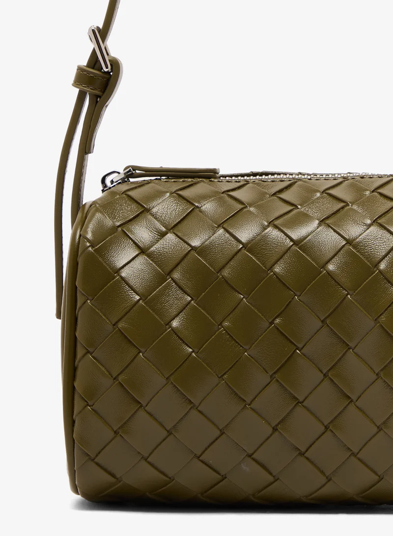 جينجر حقيبة كتف بنسيج منسوج