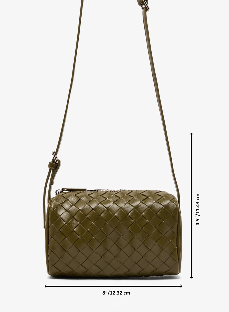 جينجر حقيبة كتف بنسيج منسوج