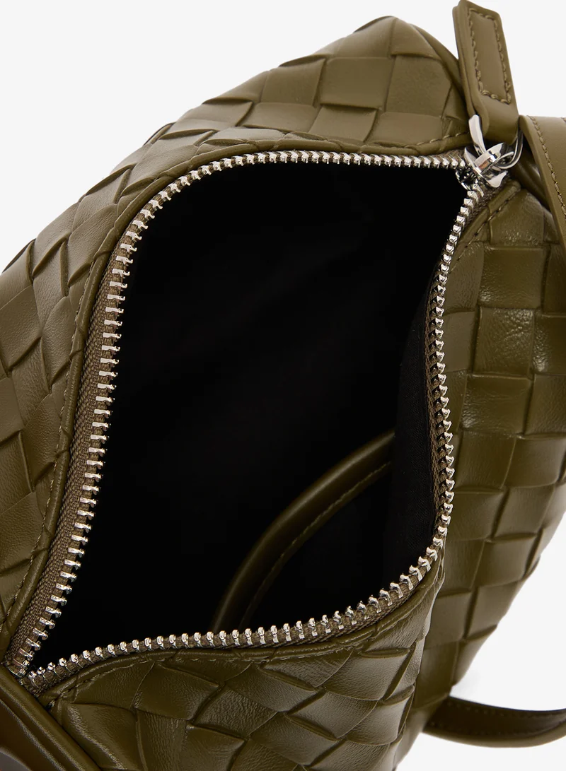 جينجر حقيبة كتف بنسيج منسوج