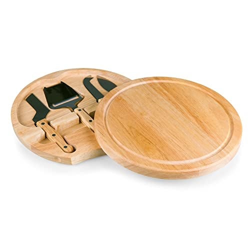 PICNIC TIME NCAA Michigan Wolverines Circo Cheese Board and Knife Set - Charcuterie Board Set - Wood Cutting Board, Parawood - Image 5