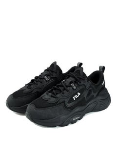 FILA حذاء رياضي سميك ونعل سميك باللون الأسود  - Image 2
