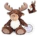 SuzziPals Heatable Coolable Moose Stuffed Animal Plushies Microwavable Heating Pad for Soothing Relaxation Lavender Scent Stuffed Plush Toys for Stress Relief Christmas Stuffed Animals Gifts - Image 2