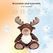 SuzziPals Heatable Coolable Moose Stuffed Animal Plushies Microwavable Heating Pad for Soothing Relaxation Lavender Scent Stuffed Plush Toys for Stress Relief Christmas Stuffed Animals Gifts - Image 4