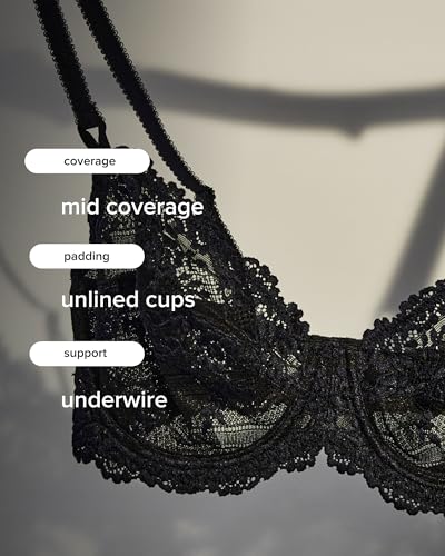 Wacoal womens Embrace Lace Underwire Full Coverage Bra, Nude/Ivory, 36C US - Image 4