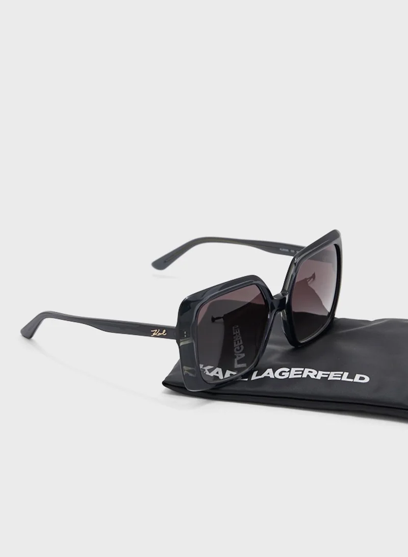 Karl Lagerfeld Rectangular Sunglasses