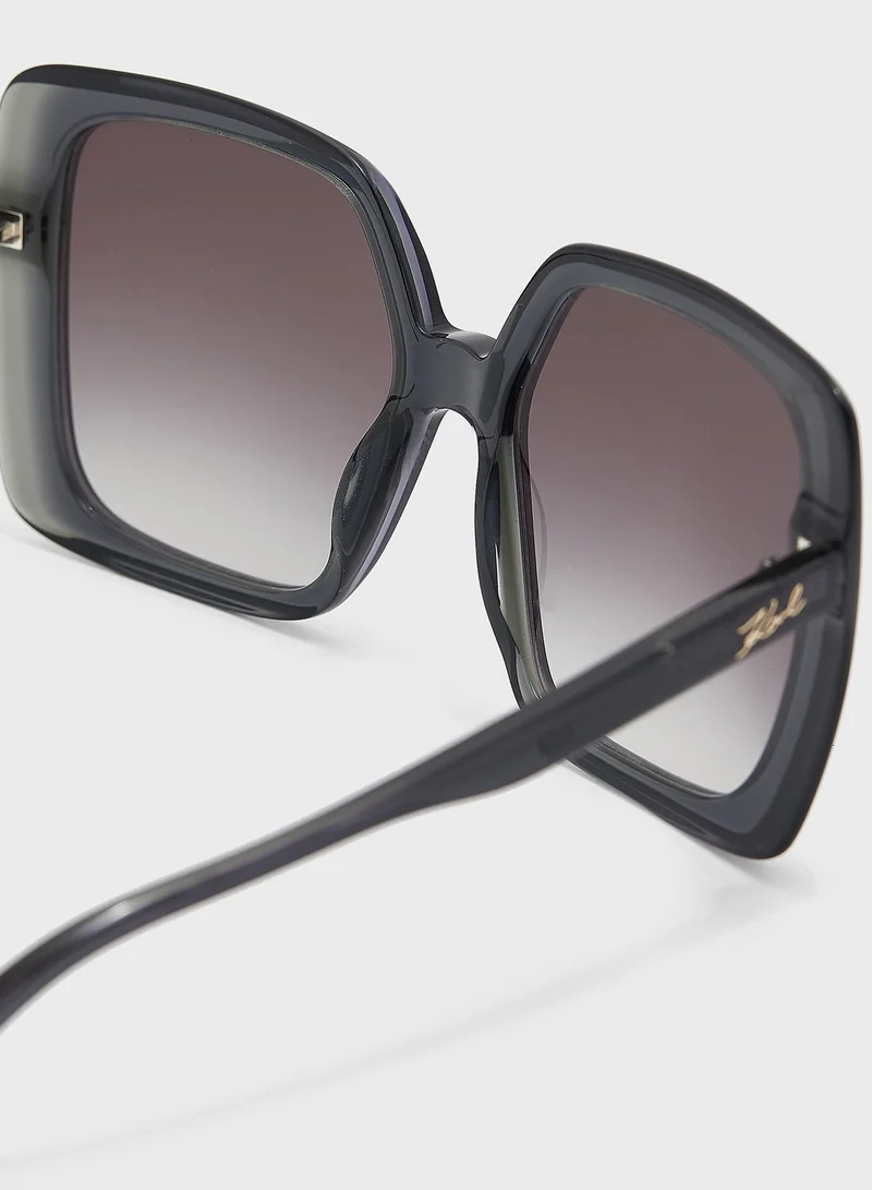Karl Lagerfeld Rectangular Sunglasses