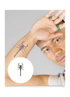 inkbox Inkbox Temporary Tattoos, Semi-Permanent Tattoo, One Premium Easy Long Lasting, Water-Resistant Temp Tattoo with For Now Ink - Lasts 1-2 Weeks, Danger Bite, 6 x 3 in 