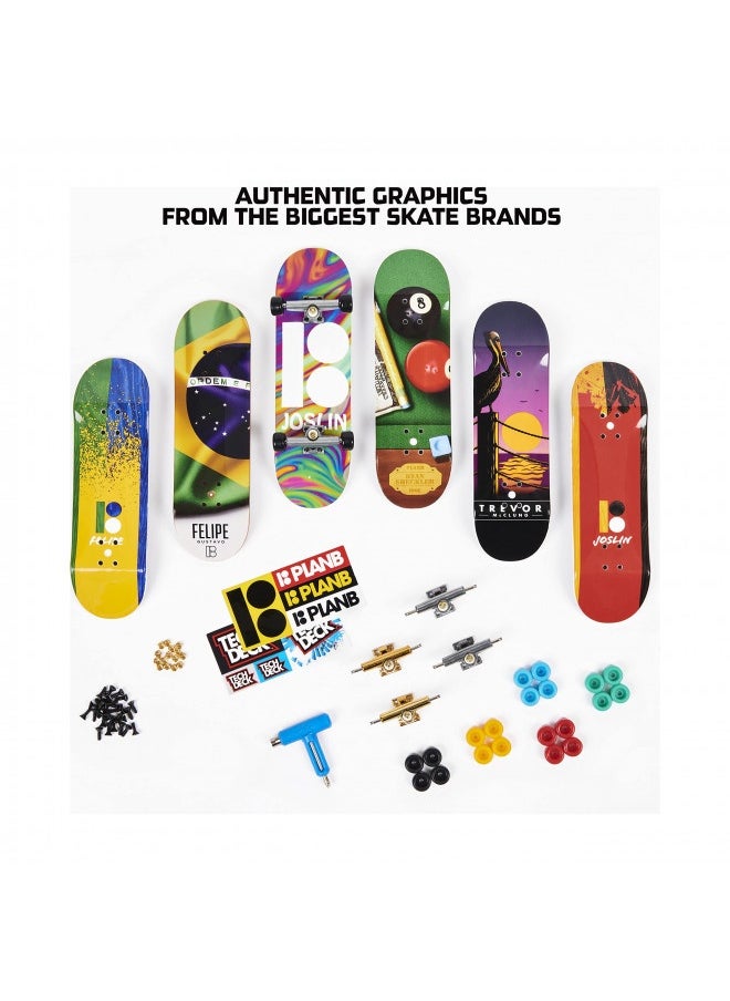 Tech Deck Tech Deck, Sk8Shop Fingerboard Bonus Pack, Collectible And Customizable Mini Skateboards, Kids Toys For Ages 6 And Up (Styles May Vary)  - Image 1