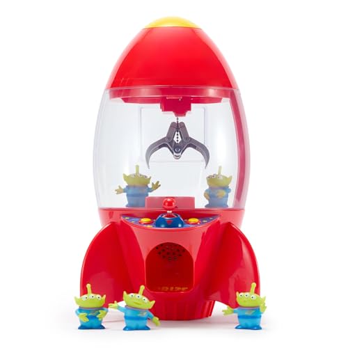 Disney Store Official Toy Story Alien Crane Game with Sound Rocket Ship Claw Machine That Includes 10 Little Green Men Inspired by Disney Pixars Toy Story Films Perfect for Kids Toys - Image 1