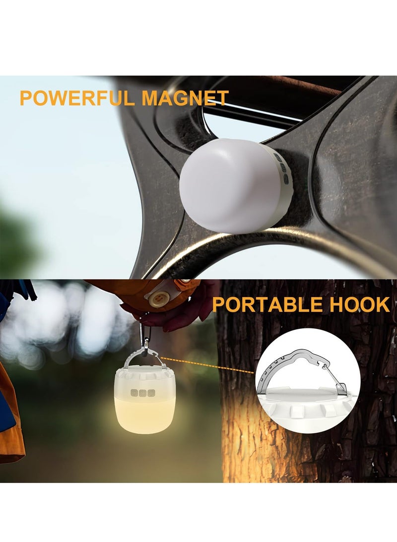 LED Camping Lantern Rechargeable 5200mAh, Camping Lights with 4 Modes, Tent Lights Up to 150H LED Lanterns for Power Outages IPX5 Waterproof Emergency Lantern for Outages, Outdoor, Fishing - Image 3