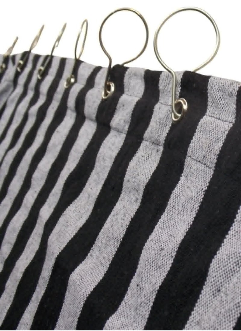 Generic - striped Balcony curtain, width 2.70 m and height 2.65 m - Image 1