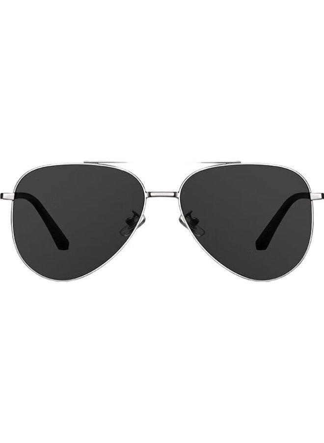 LOHO (Loho) New Polarized Aviator Sunglasses For Men Driving Riding Sun Glasses Wraparound Frog Mirror Uv Protection - Image 3