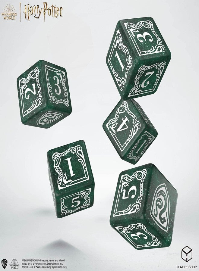 Q WORKSHOP Harry Potter Slytherin Dice & Pouch - Image 2