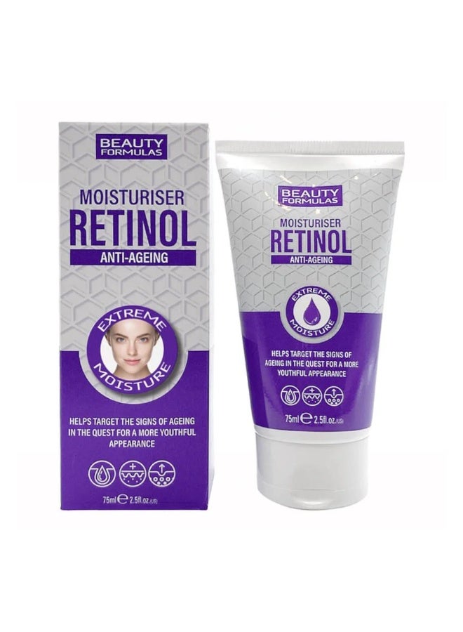 BEAUTY FORMULAS Moisturiser Retinol Anti-Ageing  - 75ml