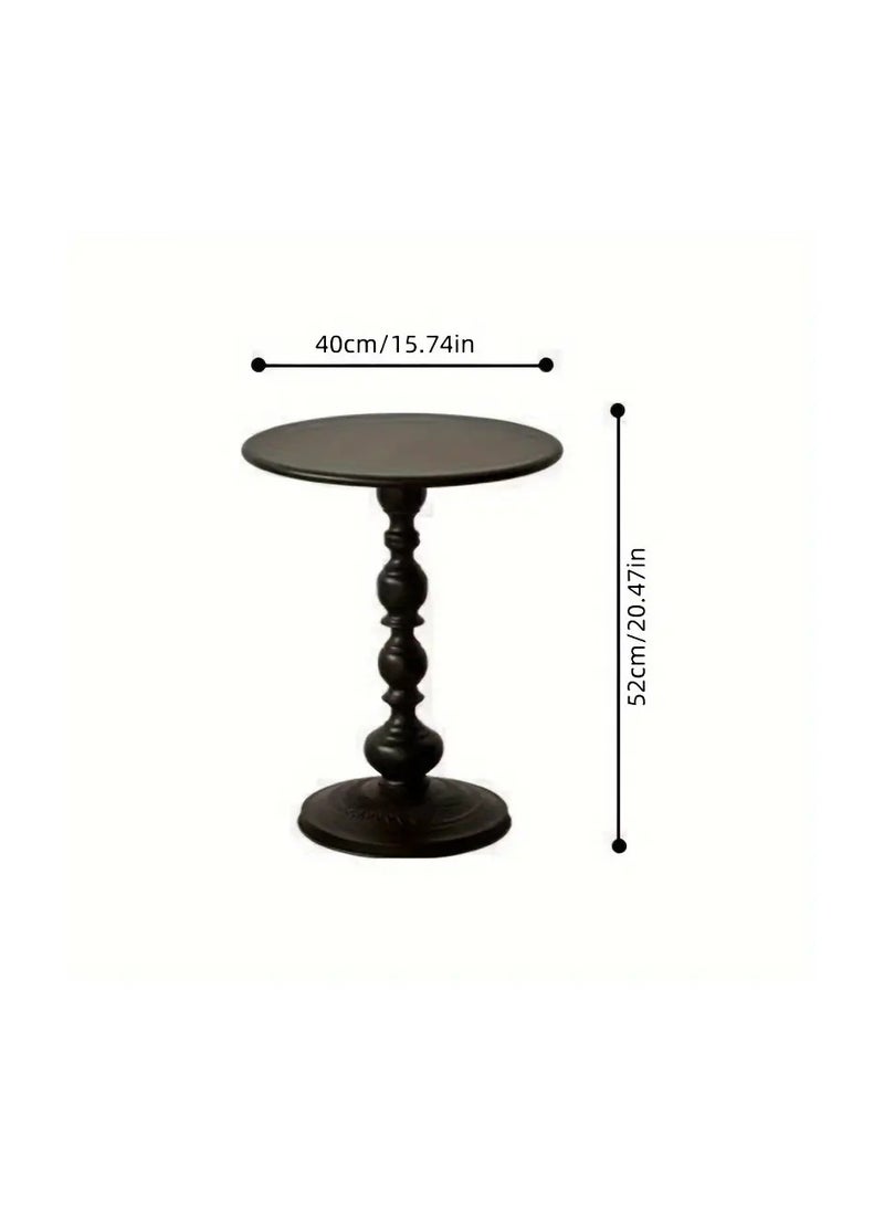 Crown Home Luxury side table for sofa living room, antique iron bedside table for balcony  - Image 5