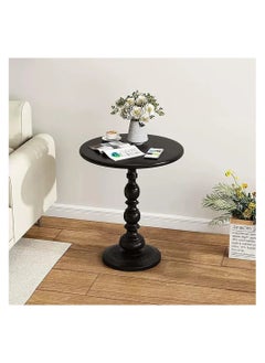 Crown Home Luxury side table for sofa living room, antique iron bedside table for balcony  - Image 4