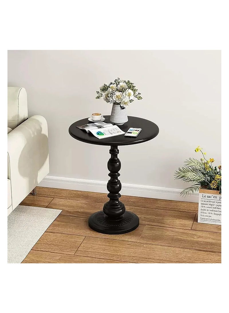 Crown Home Luxury side table for sofa living room, antique iron bedside table for balcony  - Image 4