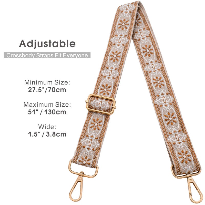 ROYGBCP Shoulder Straps Adjustable Purse Strap - Universal Replacement for Women's Crossbody Bags and Totes - Image 3