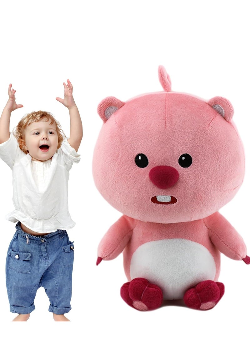 SYOSI Plush Doll Kawaii Character Little Stuffed with Hat Detachable, Decoration Pendant Toys Birthday Gifts Kids 28cm  - Image 1