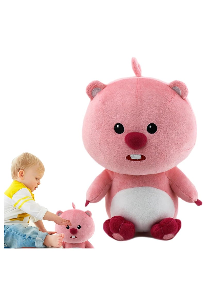 SYOSI Plush Doll Kawaii Character Little Stuffed with Hat Detachable, Decoration Pendant Toys Birthday Gifts Kids 28cm  - Image 3
