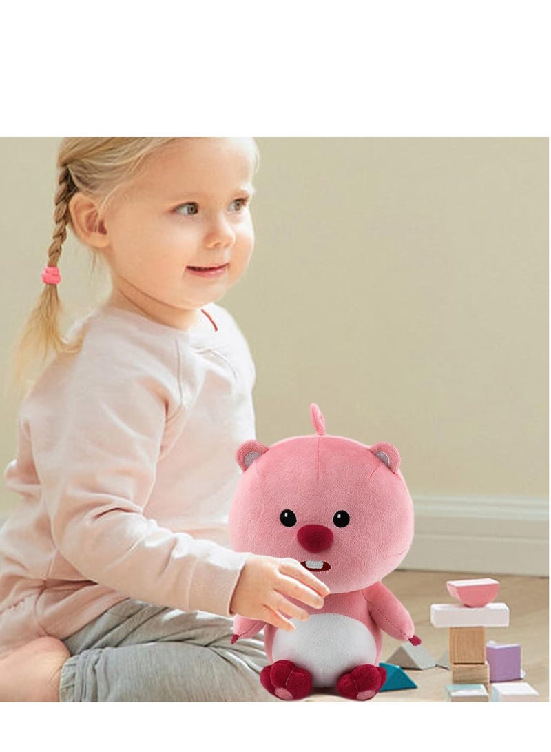SYOSI Plush Doll Kawaii Character Little Stuffed with Hat Detachable, Decoration Pendant Toys Birthday Gifts Kids 28cm  - Image 5