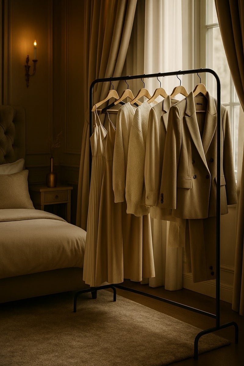 ALMUFARREJ Clothes Organizer And Holder Metal Stand Black 99x46x154cm - Image 4