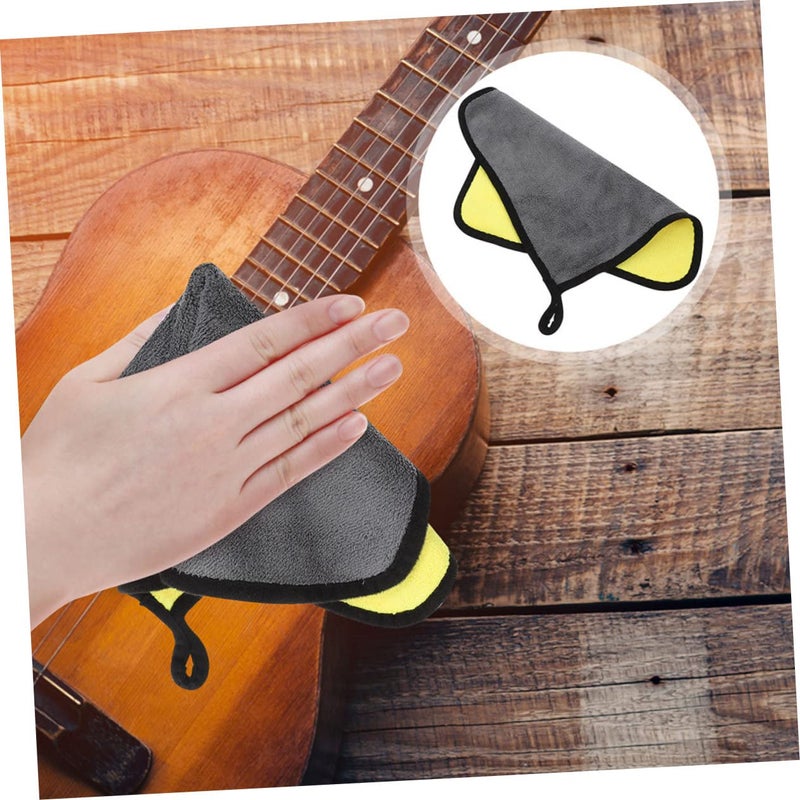 Guitar Piano Erhu Soft Polishing Cloth Set 3 Pieces for Instrument Care - Image 4