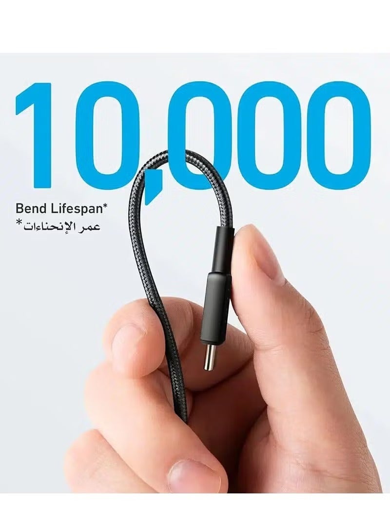 AnkerWork USB-C to USB-C Charging Cable 322 60 Watt Fast Charging Cable 1.8meter - Image 3