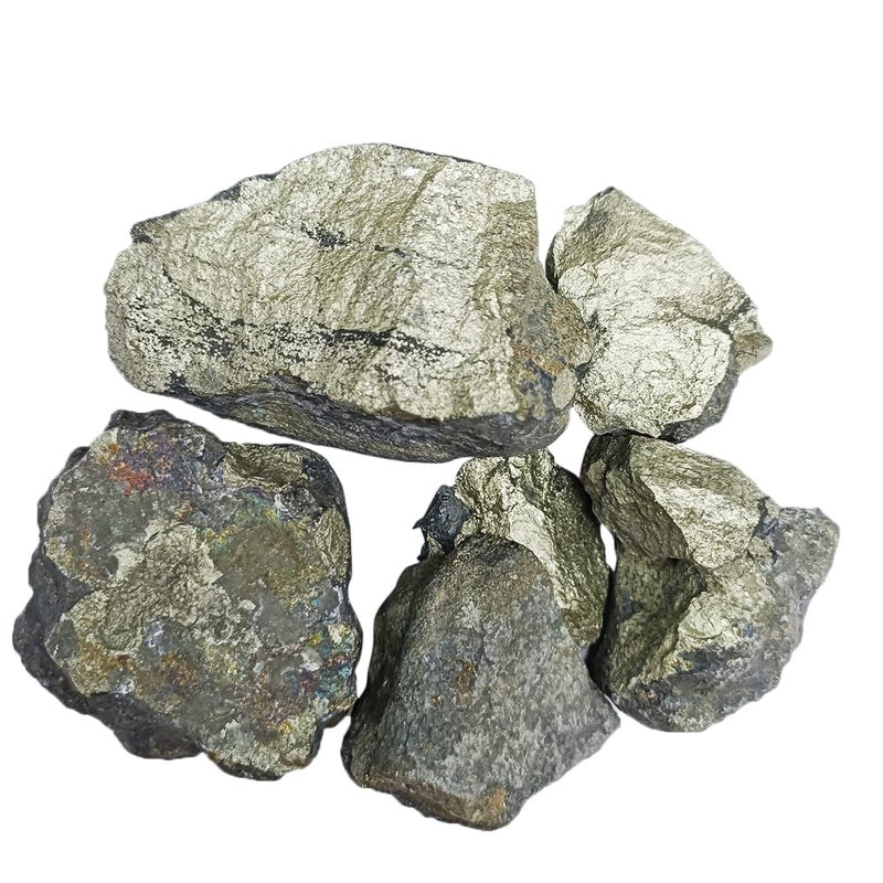 Shubhanjali Shubhanjali Natural Crystal Pyrite Raw Stone 1 Kg Pyrite Stone Original Pyrite Crystal Rough Raw Gemstone from Peru Pyrite Chunk Rock Raw Pieces for Aura Cleaning Crystal Gift  - Image 1