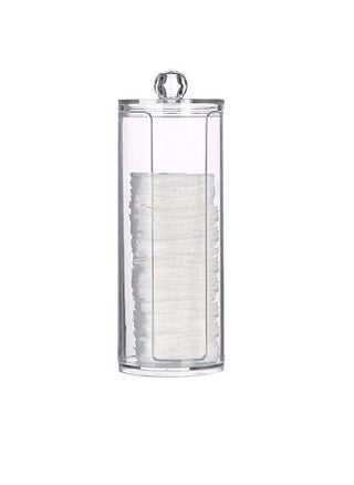 Clear Cotton Pad Holder with Removable Lid and Side Opening – Elegant and Convenient Storage Solution for Your Daily Essentials - pzsku/ZC2AD0F5A705EE58A883BZ/45/_/1627581516/e61a7745-3c21-4843-9371-15f8892cda97