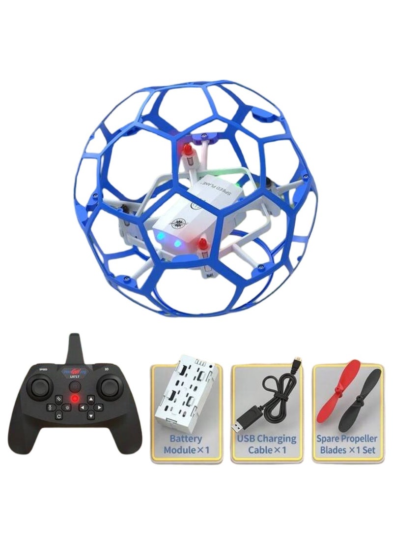 حومة طائرة كرة قدم كهربائية تعليمية للأطفال مع جهاز تحكم عن بعد لعبة STEM ذكية هدية مثالية للأطفال - Image 1