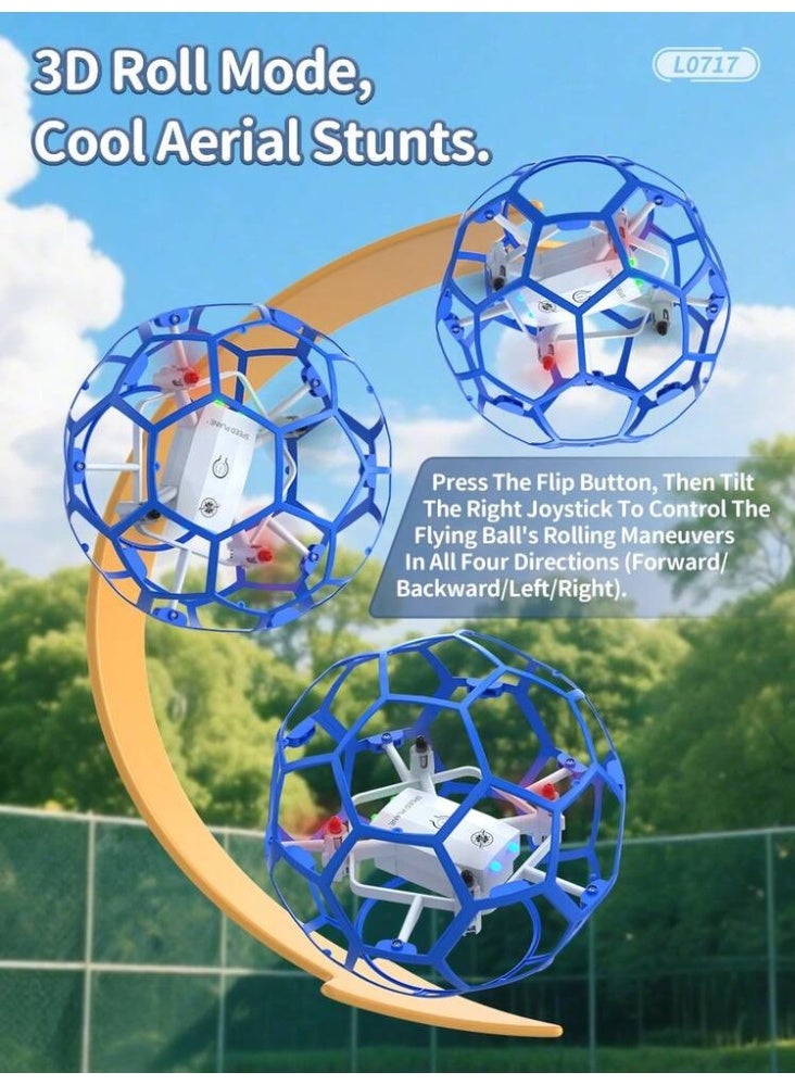 حومة طائرة كرة قدم كهربائية تعليمية للأطفال مع جهاز تحكم عن بعد لعبة STEM ذكية هدية مثالية للأطفال - Image 3