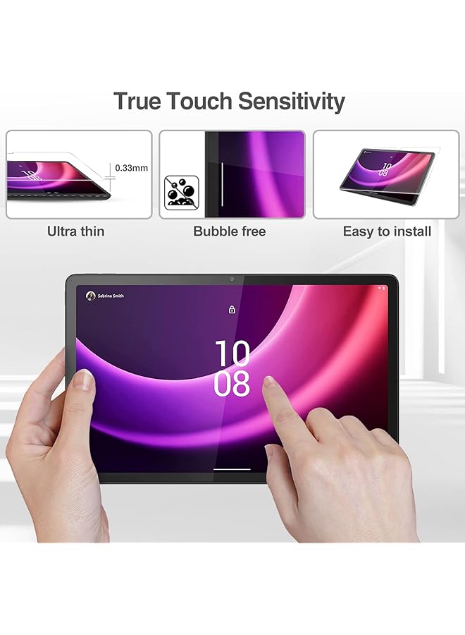Procases 2 Pack Screen Protector For Lenovo Tab P11 2Nd Gen 2023 11.5 Inch Tb 350Fu Tb 350Xc Tempered Glass Transparency 9H Screen Film Guard For Tab P11 Gen 2Nd 11.5 Inch Tablet - Image 4