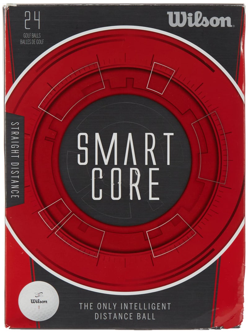 Wilson Smart Core Golf Ball - Pack of 24 (White) - Image 1