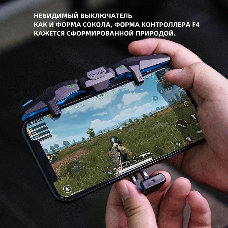 Mobile Gaming Controller: 90mAh Battery, Quick Type-C Charging, 4 Turbo-Fire Modes - Ergonomic Grip, Folding Wing Design, Plug-And-Play Functionality for iOS And Android Smartphones Under 10mm Thick - Image 4